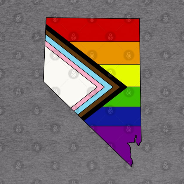 Progress pride flag - Nevada by TheUndeadDesign